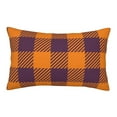 thumbnail image 1 of Balery Fall Buffalo Plaid Pillow Covers,Bed Pilowcases,Reversible Plush Throw Pillow Covers End Pillow Encasement,Pillow Case - 20"X30", 1 of 9