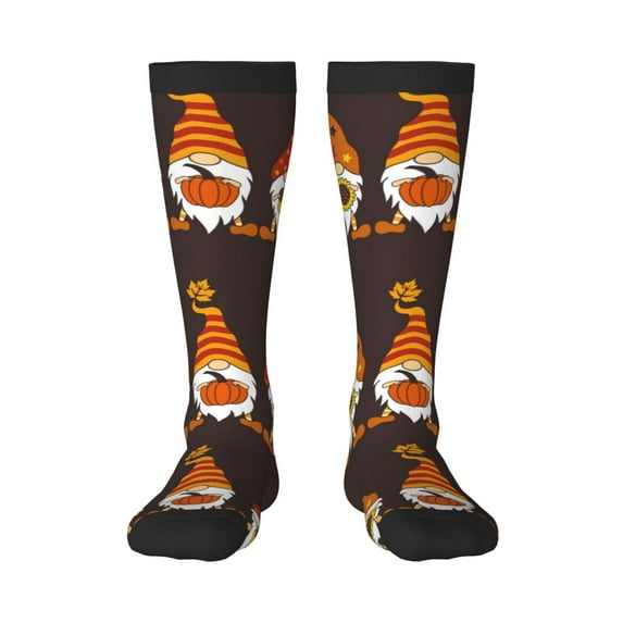 Balery Fall Gnomes Fun Novelty Socks Men'S Women'S Crew Socks Funny Crazy Novelty Socks Quirky And Cool Socks