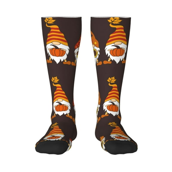 Balery Fall Gnomes Fun Novelty Socks Men'S Women'S Crew Socks Funny Crazy Novelty Socks Quirky And Cool Socks