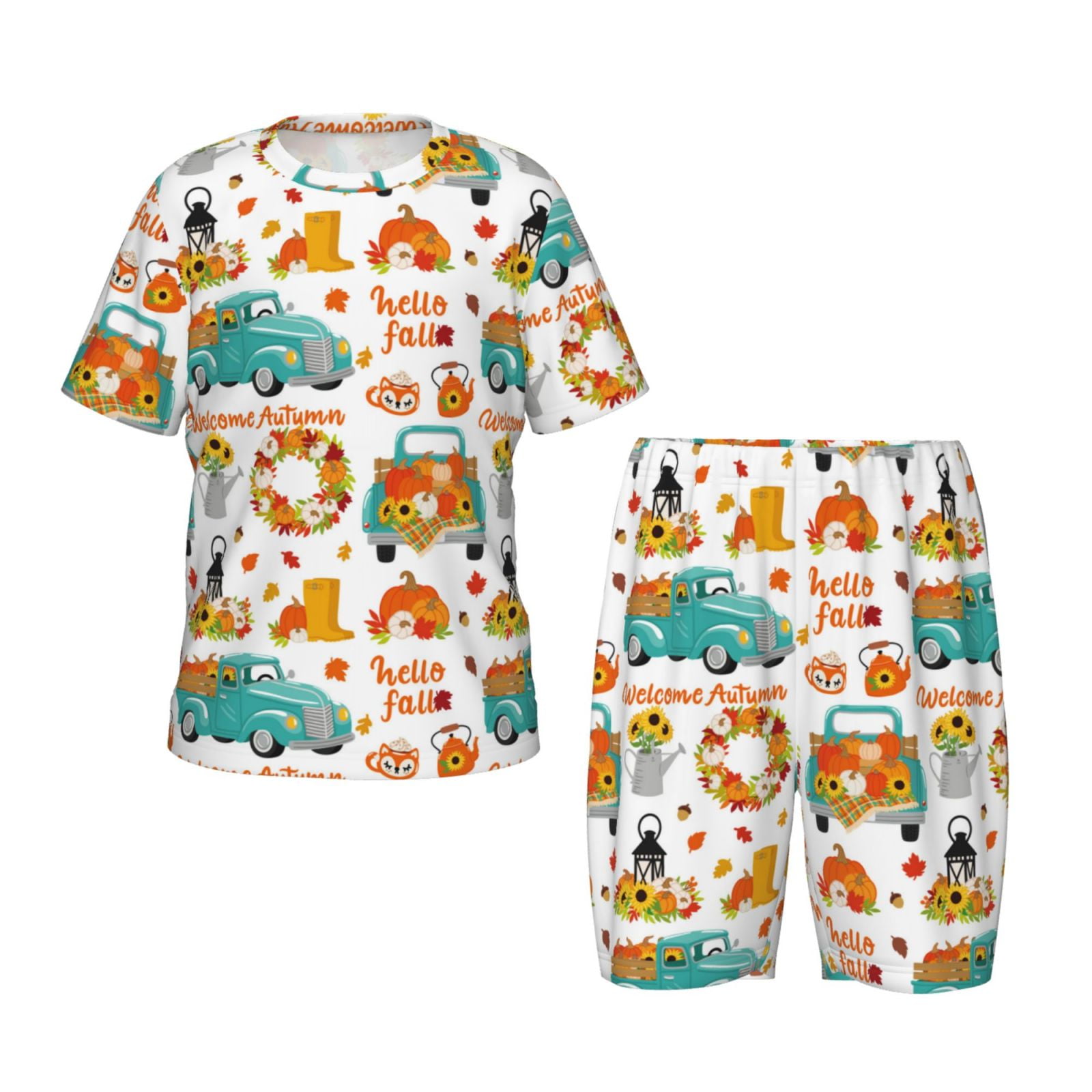 Nice Pjs Tinsino Girls Autumn Pajama Sets Long Sleeve Flowers