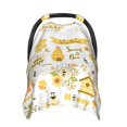 thumbnail image 1 of Balery Farm Bee Cute Honey Printed Nursing Cover Breastfeeding Scarf - Baby Car Seat Covers, Infant Stroller Cover, Carseat Canopy for Girls and Boys, 1 of 1