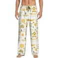 thumbnail image 1 of Balery Farm Bee Cute Honey print Men's Pajama Pants,Ultra Lightweight Pjs,Lounge Pant-Large, 1 of 9