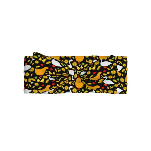 Balery Farm Goose Pattern Baby Headbands Hairbands Hair Bow Elastics for Baby Girls Newborn Infant Toddlers Kids