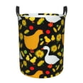 thumbnail image 1 of Balery Farm Goose Round Laundry Basket with Handles Waterproof Freestanding Laundry Hamper for Clothes Toys in the Dorm and Family-Medium, 1 of 8