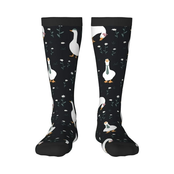 Balery Fashionable Goose Fun Novelty Socks Men'S Women'S Crew Socks Funny Crazy Novelty Socks Quirky And Cool Socks