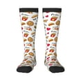 thumbnail image 1 of Balery Fast Food Printed Novelty Socks Men's Women's Crew Socks Sports Socks Knee High Socks Cotton Socks Quirky and Cool Socks, 1 of 9