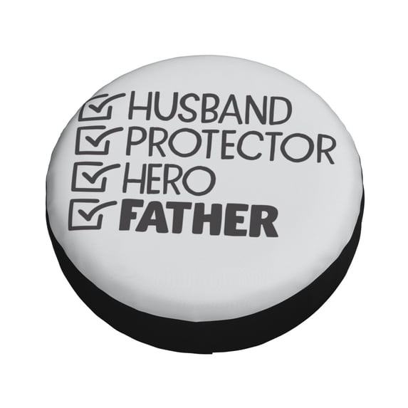 Balery Father's Day Tire Covers - Tough Tire Wheel Protector for Truck, SUV, Trailer, Camper, RV -16 inch