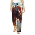 thumbnail image 1 of Balery Ferocious Dragon Fury print Women's Pajama Pants,Ultra Lightweight Pjs,Lounge Pant-Large, 1 of 9