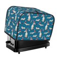 thumbnail image 1 of Balery Festive Dachshund Fun Pattern Oven Cover Kitchen Bread Machine Protector, 2 Slice Toaster Cover for Home, Anti Dust Fingerprint Coaster Cover, 1 of 7
