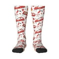 thumbnail image 1 of Balery Fire Truck Fun Novelty Socks Men'S Women'S Crew Socks Funny Crazy Novelty Socks Quirky And Cool Socks, 1 of 9