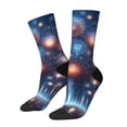 thumbnail image 1 of Balery Fireworks1 Pattern Crew Socks Unisex– Soft & Breathable Socks for Men & Women, One-Size Fits Most (US 5-11), Comfortable & Durable for Daily Wear, 1 of 6