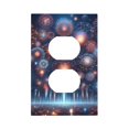 Balery Fireworks1 for Duplex Wall Plates Kit, Electrical Outlet Covers