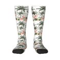 thumbnail image 1 of Balery Flamingo Palm Trees Fun Novelty Socks Men'S Women'S Crew Socks Funny Crazy Novelty Socks Quirky And Cool Socks, 1 of 9