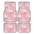 thumbnail image 1 of Balery Flamingo Pattern 4-Piece Floor Mats, Heavy-Duty Rubber Liners, Anti-Slip Design, All-Season Automotive Protection, Vehicles, Cars, Trucks, and SUVs, 1 of 5