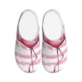 thumbnail image 1 of Balery Flamingo Pattern Women's Fuzzy Memory Foam Slippers Fluffy Winter House Shoes Indoor and Outdoor-46/47, 1 of 7