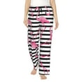 thumbnail image 1 of Balery Flamingos print Women's Pajama Pants,Ultra Lightweight Pjs,Lounge Pant-Medium, 1 of 9
