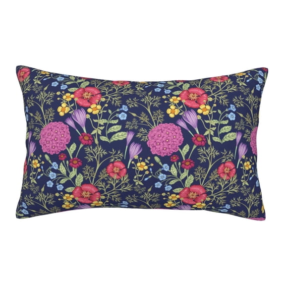 Balery Floral Bedding Queen Pillow Cases - Envelope Closure - Soft Brushed Microfiber Fabric - Shrinkage and Fade Resistant Pillow Cases-16"x24"