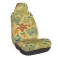 thumbnail image 1 of Balery Floral with Butterflies Pattern Car Seat Cover - Soft & Breathable Front Premium Covers with Non-Slip Protector Fits Most Automotive, Vans, SUVs, Trucks - 1 Unit, 1 of 5
