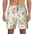 thumbnail image 1 of Balery Floral Mens Swim Trunks Swim Shorts for Men Quick Dry Inseam Beach Shorts with Compression Liner Pocket-Medium, 1 of 9