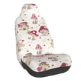 thumbnail image 1 of Balery Floral Mushroom Pattern Car Seat Cover - Soft & Breathable Front Premium Covers with Non-Slip Protector Fits Most Automotive, Vans, SUVs, Trucks - 1 Unit, 1 of 5