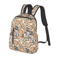 thumbnail image 1 of Balery Floral Paisley Lightweight Backpack for Men and Women - Durable and Water-Resistant, Ideal for School, Work, Travel, and Everyday Use, 1 of 9