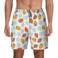 thumbnail image 1 of Balery Floral Strawberr Mens Swim Trunks Swim Shorts for Men Quick Dry Inseam Beach Shorts with Compression Liner Pocket-Medium, 1 of 9