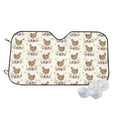 thumbnail image 1 of Balery Flower Chicken Print Car Windshield Sun Shade,Windshield Sunshade for Car Pickup Truck SUV Accessories-Medium, 1 of 7