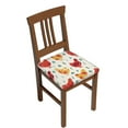 thumbnail image 1 of Balery Flower Chicken Stretch Couch Cushion Covers, Individual Sofa Cushion Covers, Soft Chair Sofa Seat Cushion Slipcover with Elastic Bottom Milk Silk-16.9in, 1 of 9