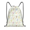 thumbnail image 1 of Balery Flower Rabbit Pattern Drawstring Backpack Bag Sport Gym Sackpack Cinch Bags Pattern Drawstring Backpack Bag Sport Gym Sackpack Cinch Bags -Small, 1 of 6