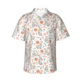 thumbnail image 1 of Balery Flower Rabbit Print Men's Hawaiian Shirts Short Sleeve Beach Shirt Relaxed Fit Vacation Button Down Shirts-Large, 1 of 9