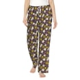 thumbnail image 1 of Balery Flowers Daisy print Women's Pajama Pants,Ultra Lightweight Pjs,Lounge Pant-Medium, 1 of 9