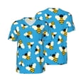 thumbnail image 1 of Balery Flying Bees Baseball Jersey for Men Casual Button Down Shirts Short Sleeve Active Team Sports Uniform-4X-Large, 1 of 9