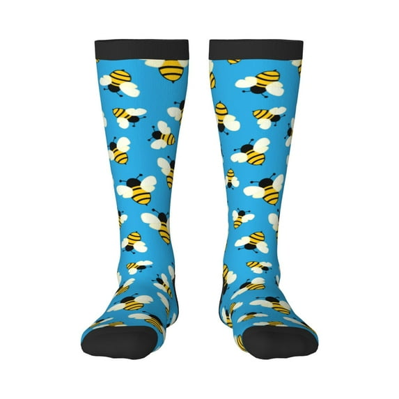 Balery Flying Bees Fun Novelty Socks Men'S Women'S Crew Socks Funny Crazy Novelty Socks Quirky And Cool Socks