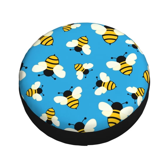 Balery Flying Bees Tire Covers - Tough Tire Wheel Protector for Truck, SUV, Trailer, Camper, RV -15 inch