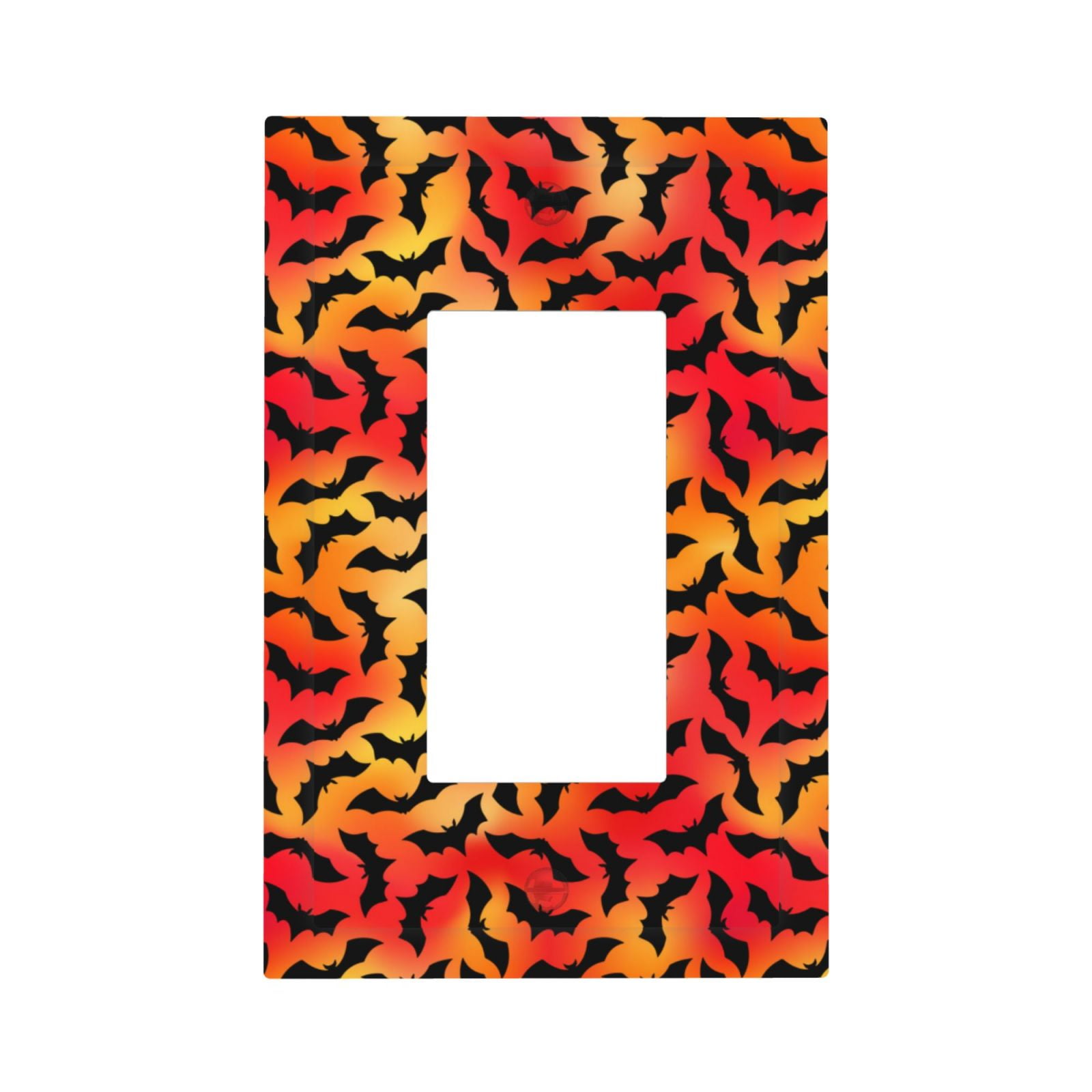 Balery Flying Black Bat for Duplex Wall Plates Kit, Electrical Outlet