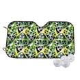 thumbnail image 1 of Balery Football Doodle Print Car Windshield Sun Shade,Windshield Sunshade for Car Pickup Truck SUV Accessories-Small, 1 of 7