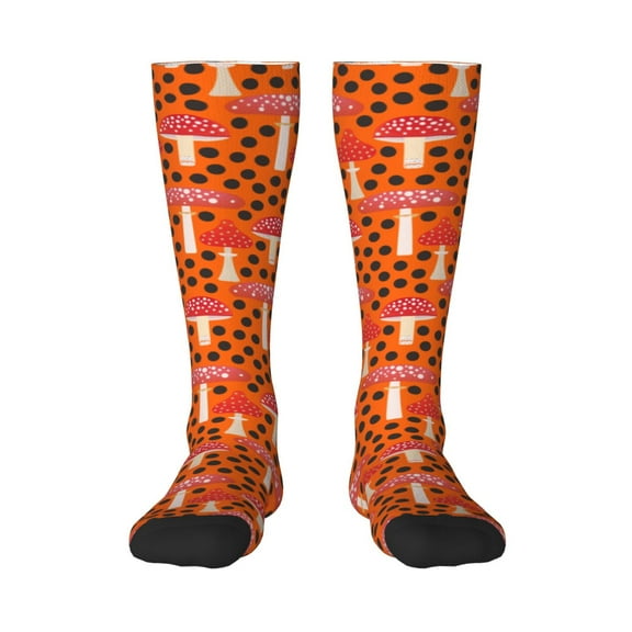 Balery Forest Mushrooms Fun Novelty Socks Men'S Women'S Crew Socks Funny Crazy Novelty Socks Quirky And Cool Socks