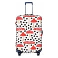 thumbnail image 1 of Balery Forest Mushrooms Luggage Cover Protector, Scratch And Dirt Resistant, Fits 18-32 Inch Luggage - Small, 1 of 9