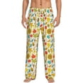 thumbnail image 1 of Balery Forest Mushrooms print Men's Pajama Pants,Ultra Lightweight Pjs,Lounge Pant-X-Large, 1 of 9