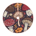 thumbnail image 1 of Balery Forest Wild Mushroom Printed Christmas Tree Skirt , Merry Christmas Party Christmas Tree Decoration,Adjustable Tree Skirt-36", 1 of 6