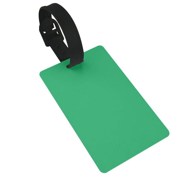 Balery Forestgreen Print Durable Luggage Tags with Secure Strap, Personalized Travel ID Tags for Suitcases, Bags, and Backpacks - Easy Identification for Men and Women