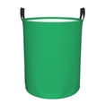 thumbnail image 1 of Balery Forestgreen Round Laundry Basket with Handles Waterproof Freestanding Laundry Hamper for Clothes Toys in the Dorm and Family-Medium, 1 of 8