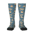thumbnail image 1 of Balery French Bulldog Yoga Fun Novelty Socks Men'S Women'S Crew Socks Funny Crazy Novelty Socks Quirky And Cool Socks, 1 of 9
