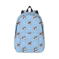 thumbnail image 1 of Balery French Bulldog2 Vintage Canvas Backpack for Men and Women - Large Capacity, Durable Travel Laptop Bag for School, Work, Hiking, and Outdoor Activities, 1 of 7