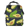 thumbnail image 1 of Balery Fresh Avocado Mummy Backpack - Waterproof Twill Canvas, Large Capacity Diaper Bag with Multiple Pockets and Adjustable Straps, 1 of 6