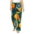 thumbnail image 1 of Balery Fresh Orange print Women's Pajama Pants,Ultra Lightweight Pjs,Lounge Pant-XX-Large, 1 of 9