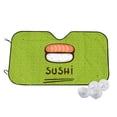 thumbnail image 1 of Balery Fresh Sushi Print Car Windshield Sun Shade,Windshield Sunshade for Car Pickup Truck SUV Accessories-Medium, 1 of 6