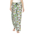 thumbnail image 1 of Balery Frog With Sweet print Women's Pajama Pants,Ultra Lightweight Pjs,Lounge Pant-XX-Large, 1 of 9