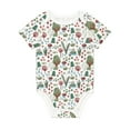 thumbnail image 1 of Balery Frog and Forest Plants Pattern Baby Climbing Clothes Infant Bodysuit Cute Infant Bodysuit Baby Romper-12 Months, 1 of 7