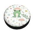 thumbnail image 1 of Balery Frog and Mushrooms Tire Covers - Tough Tire Wheel Protector for Truck, SUV, Trailer, Camper, RV -14 inch, 1 of 8